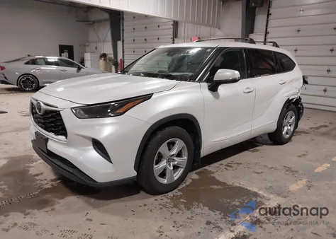 2022 Toyota Highlander L from USA, damaged, VIN 5TDCZRBH7NS582600